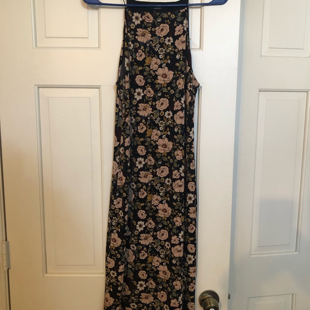 3/4 length fitted dress